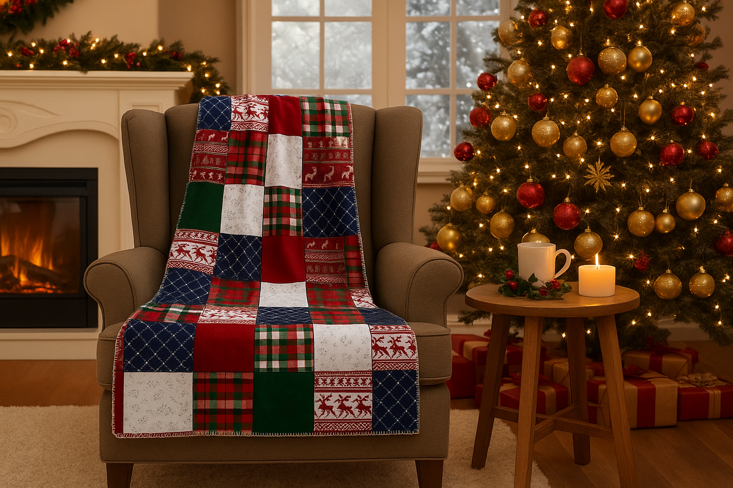 Nordic Patchwork Blanket