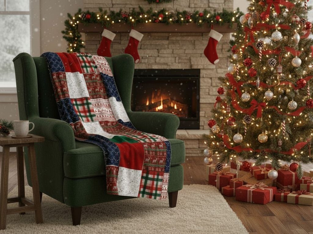 Nordic Patchwork Blanket