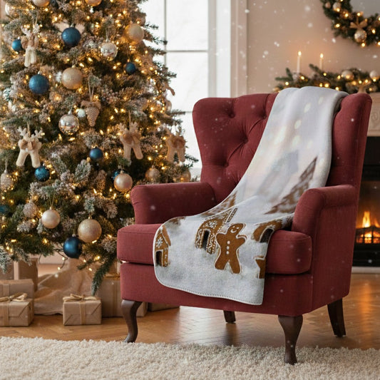 Gingerbread Village Blanket