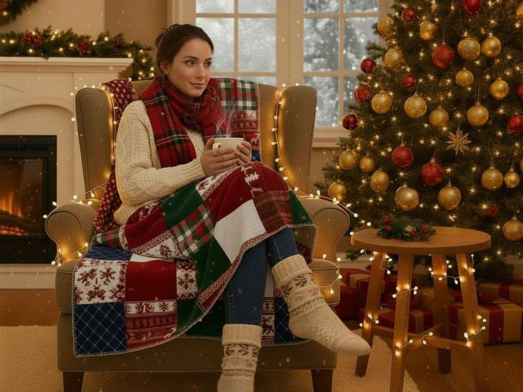 Nordic Patchwork Blanket