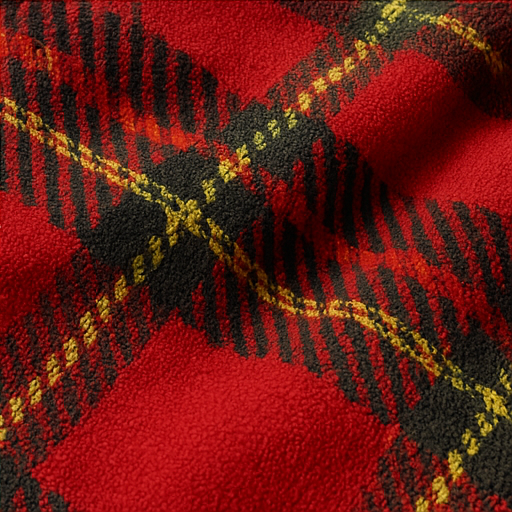 Red Tartan Christmas Blanket